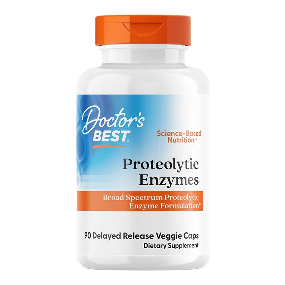 Doctor's Best Proteolytic Enzymes Capsules 90 vcaps