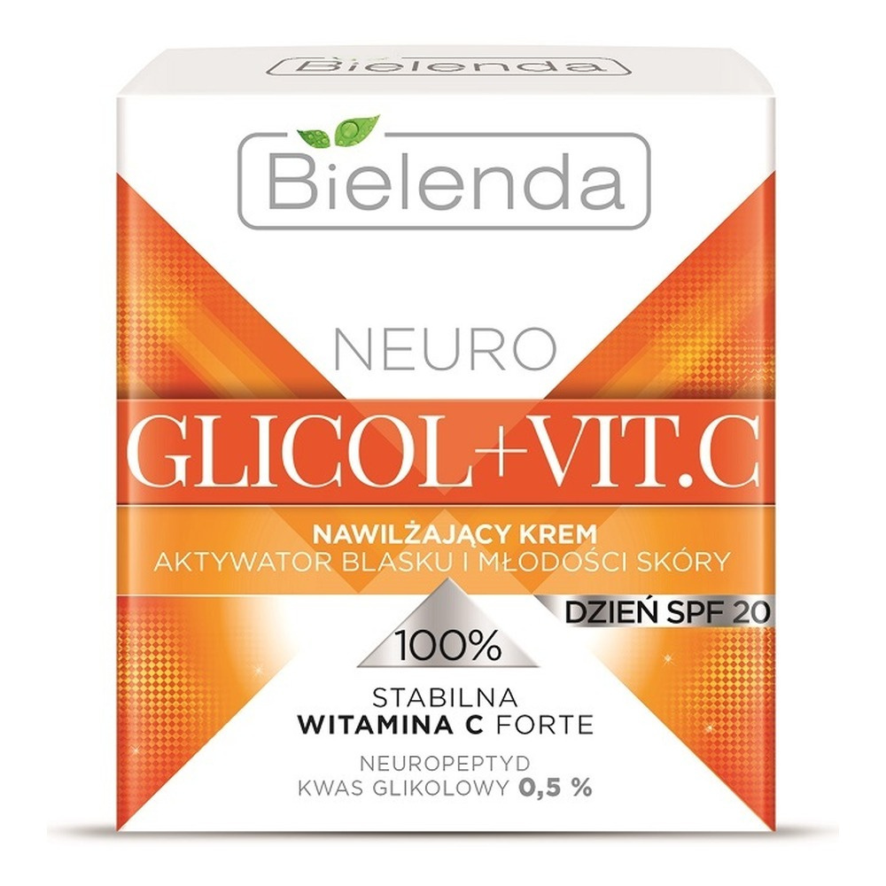 Bielenda Neuro Glicol Vitamin C Face Cream Moisturizing Pigmentation SPF20 50ml