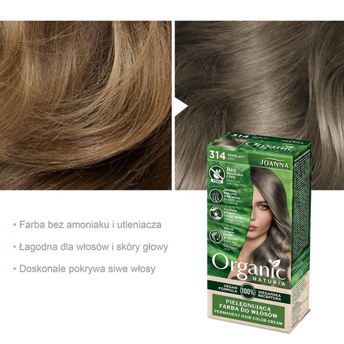 Joanna Organic Vegan Hair Dey No. 314 Grey 1 Piece