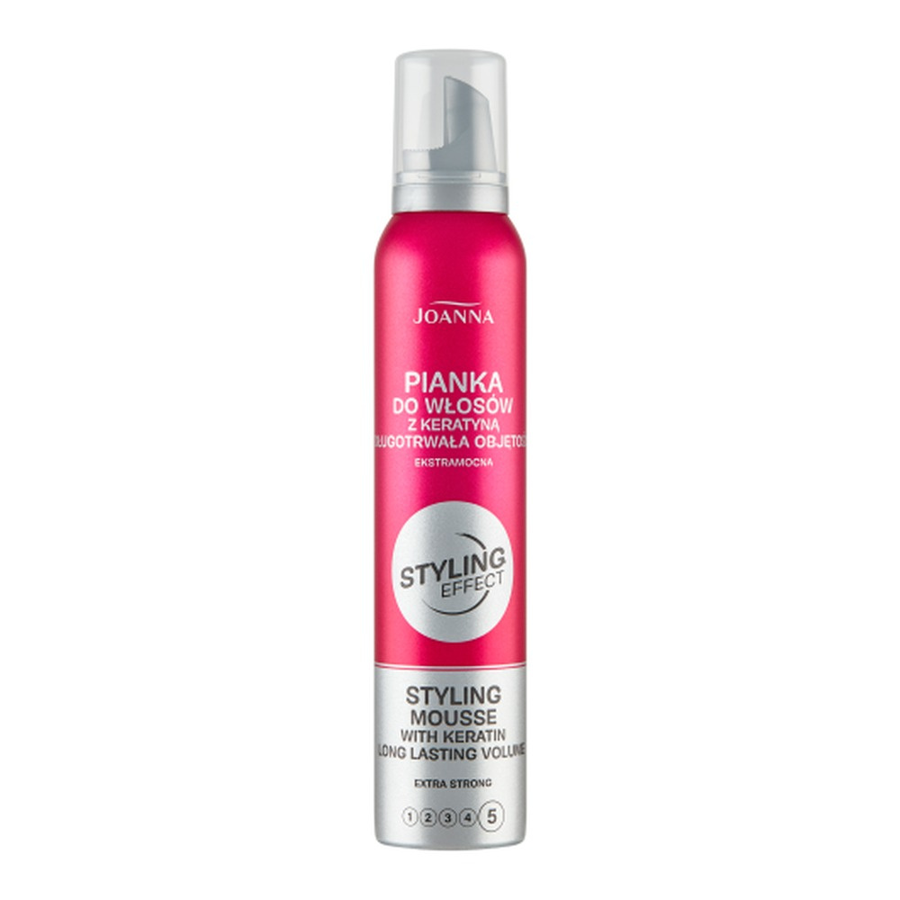 Joanna Styling Effect Ekstramocna Pianka do Włosów z Keratyną 150ml