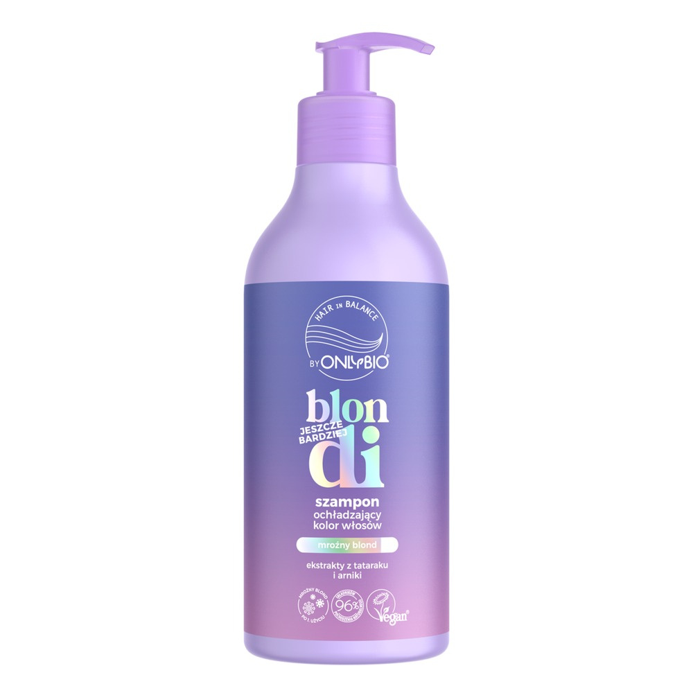 OnlyBio Hair in Balance Blondi Cooling Colour Shampoo 400ml