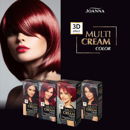 Joanna Multi Cream Color 3D Effect No. 35 Cherry Red 1 Piece