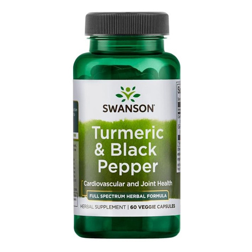 Swanson Turmeric & Black Pepper 60 Vcapsules