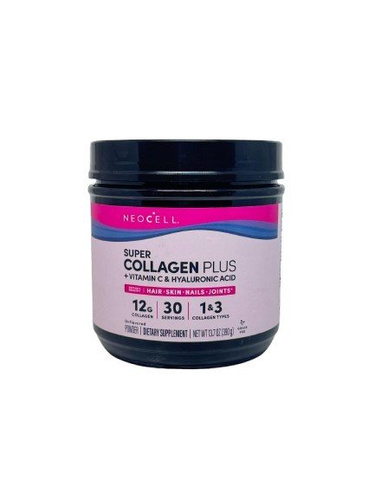 NeoCell Super Collagen Plus with Vitamin C and Hyaluronic Acid For Skin Health 390g