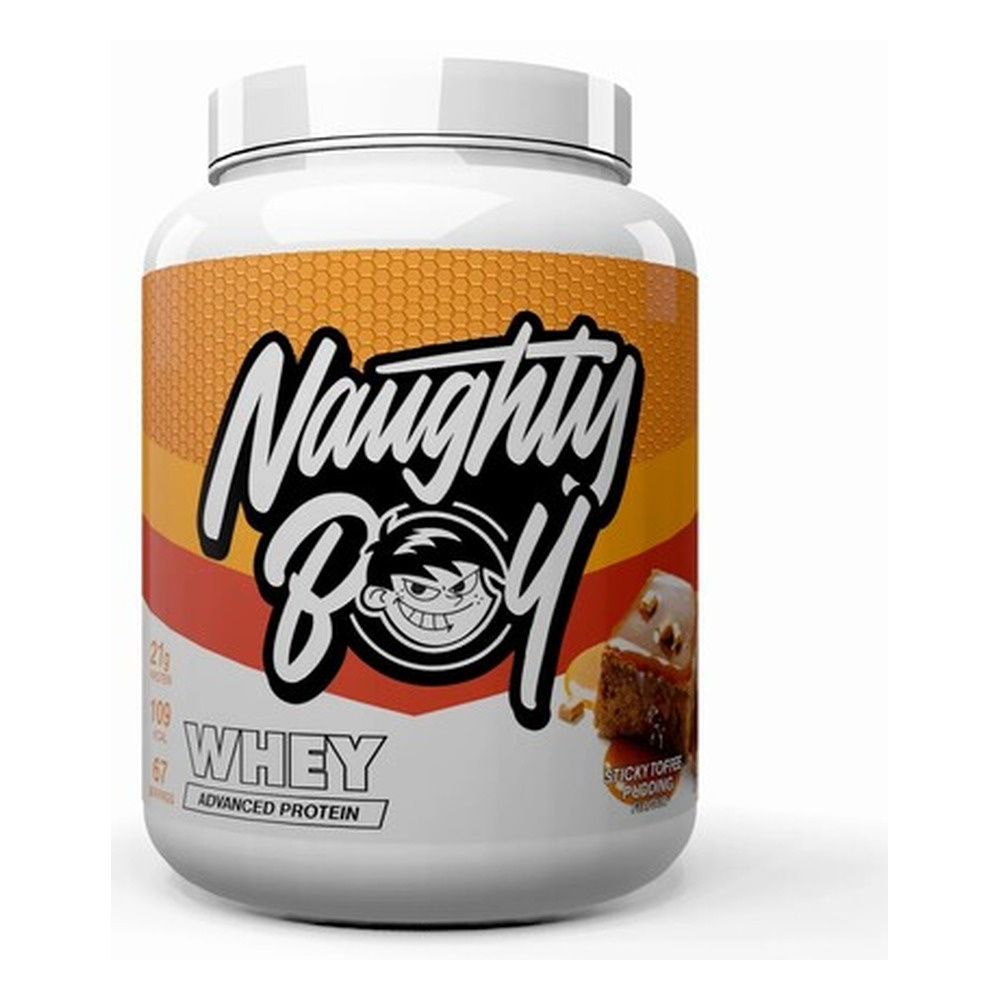 Naughty Boy Advanced Whey Protein Powder Sticky Toffee Pudding for Muscle Support 2010g