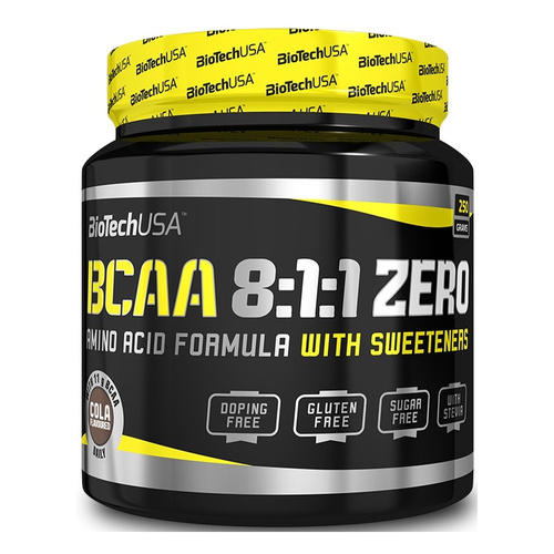 BioTechUSA BCAA 8:1:1 Zero Aminokwasy BCAA, Brzoskwiniowa herbata mrożona 250g