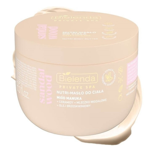 Bielenda Private Spa Odżywcze Nutri-Masło do Ciała Sandal Wood 250ml
