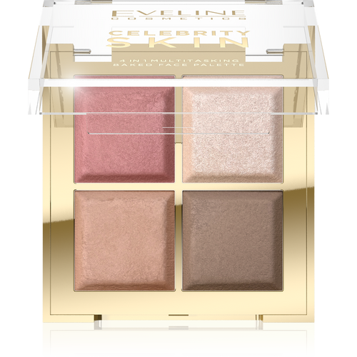 Eveline Celebrity Skin Baked Multifunctional Contouring Palette 4-in-1 16g