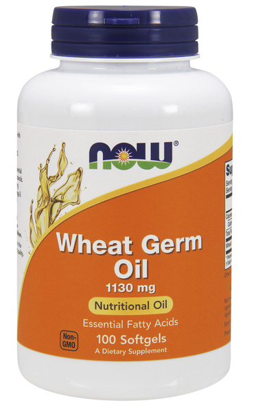 Now Foods Wheat Germ Oil 1130mg Supports Nervous System Relieves Stress100 Softgel