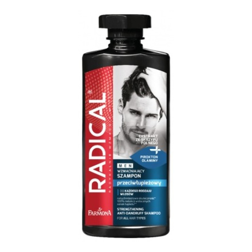 FARMONA Radical Men Szampon wzmacniający przeciwłupieżowy dla mężczyzn 400ml
