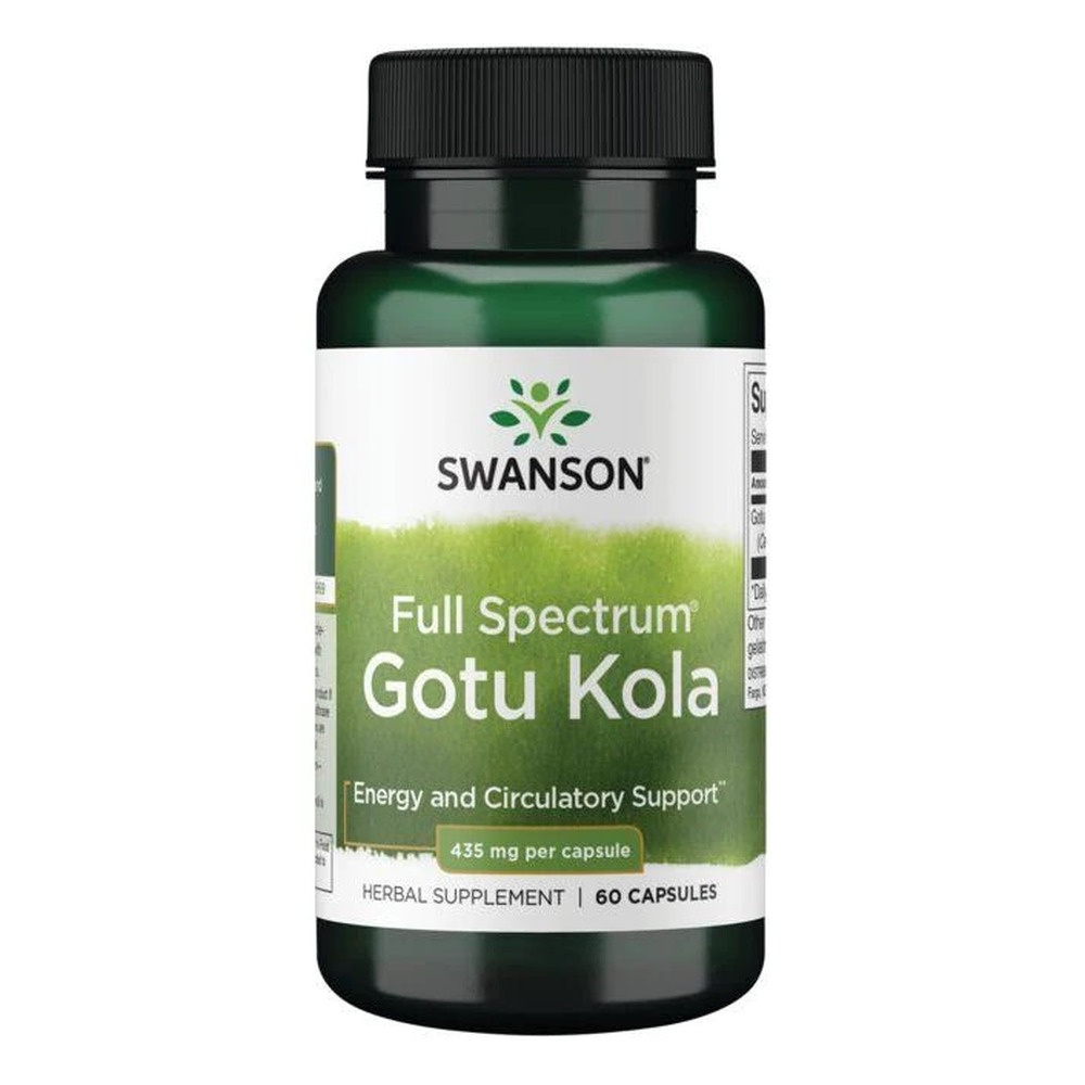 Swanson Full Spectrum Gotu Kola 435mg 60 Kapsułek