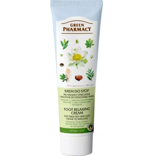 Green Pharmacy Foot Cream Relaxing Tired and Swollen Legs 100ml