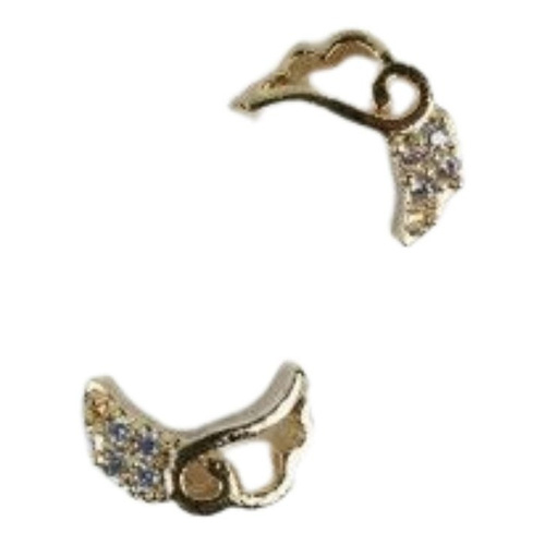 Semilac 790 Gold Wings Nail Art Decorations 2pcs