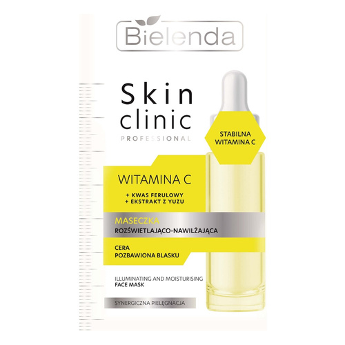 Bielenda Skin Clinic Professional Vitamin C Brightening and Moisturizing Mask for Dull Skin 8g 