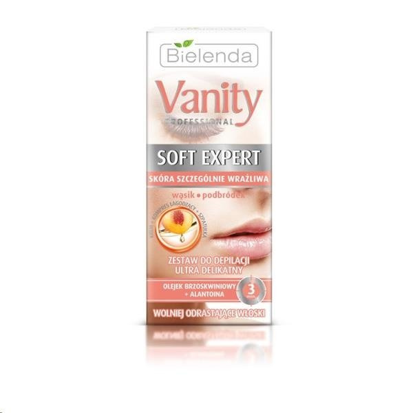 Bielenda Vanity Soft Expert Ultra Delikatny Zestaw do Depilacji Twarzy 15ml