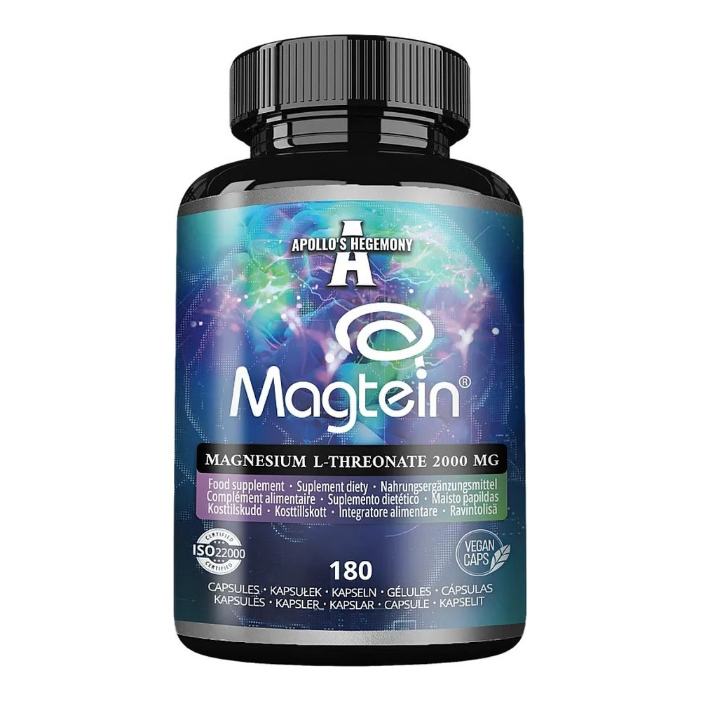 Apollo's Hegemony Magtein Magnesium L-Threonate 180 Vegan Capsules