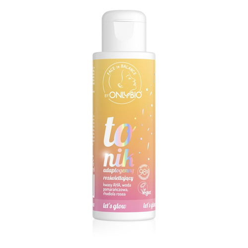 OnlyBio Adaptogenic Brightening Tonic with AHA Acids and Orange Water 100ml