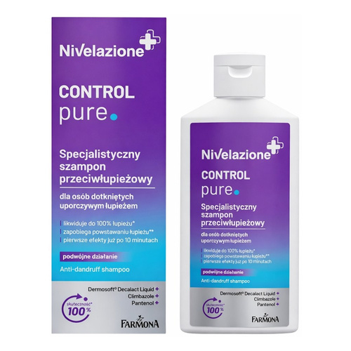Nivelazione Control Pure Specjalistyczny Szampon Przeciwłupieżowy Uporczywy Łupież 100ml