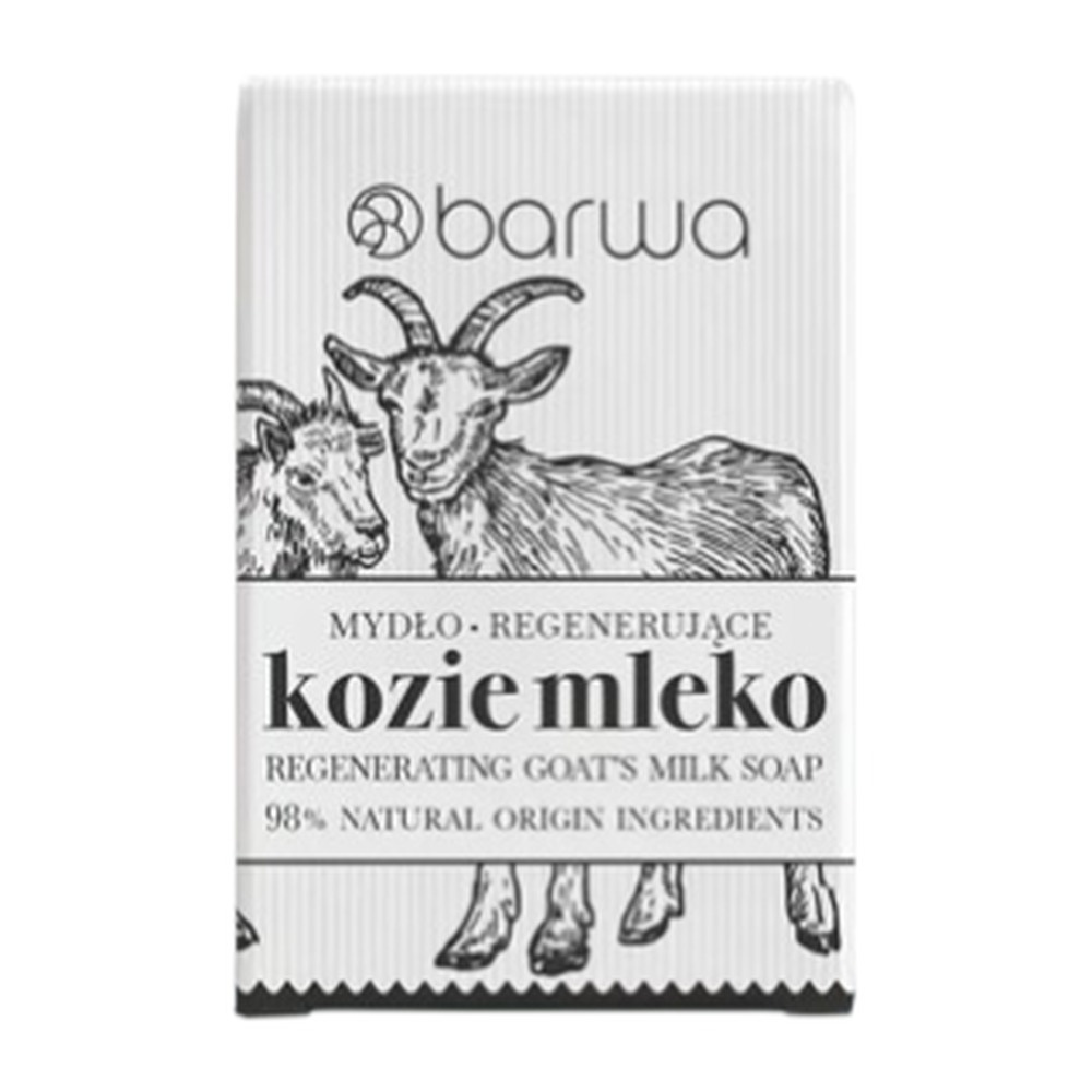 Barwa Pure Calm Regenerating Goat Milk Bar Soap for Sensitive and Dry Skin 100g