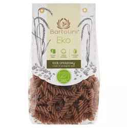 Bartolini Organic Fusilli 100% Wholegrain Spelt Fiber Source 250g