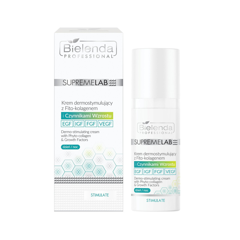 Bielenda Professional Supremelab Stimulate Derm Dermostimulating Cream with Phyto Collagen and Growth Factors 50ml