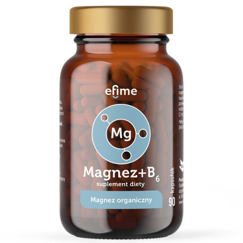 EkaMedica Efime Organic Magnesium + B6 90 Capsules 