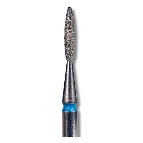 IQ Nails Diamentowy Frez do Paznokci Długi Płomień Średnio Drobny 1,6mm do Skórek i Grubej Skóry 243R.524.016 1 Sztuka