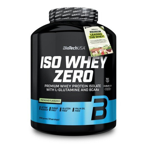 BioTechUSA Iso Whey Zero Pistachio Whey Protein Isolate Powder for Muscle Support 1816g