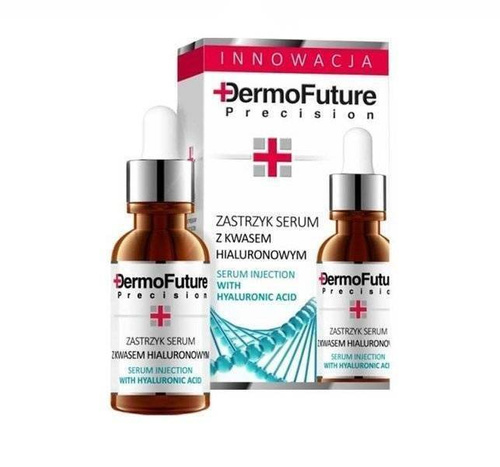 Dermofuture Przeciwzmarszczkowe Serum do Twarzy z Kwasem Hialuronowym na Dzień i na Noc 20ml