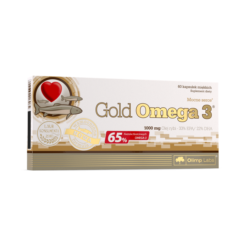 Olimp Gold Omega 3 Olej Rybi 1000 mg 60 Kapsułek
