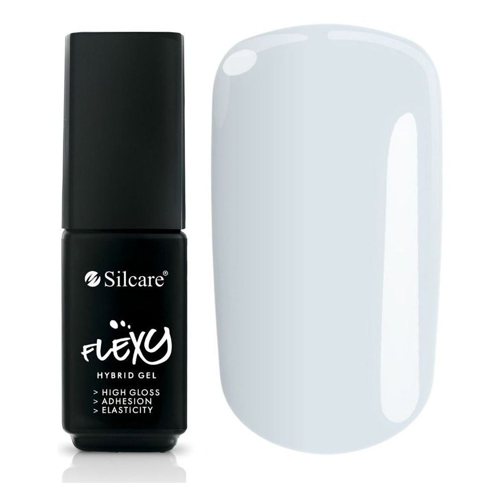 Silcare Flexy UV/LED Hybrid Nail Polish 115 Milky Blue 4.5g