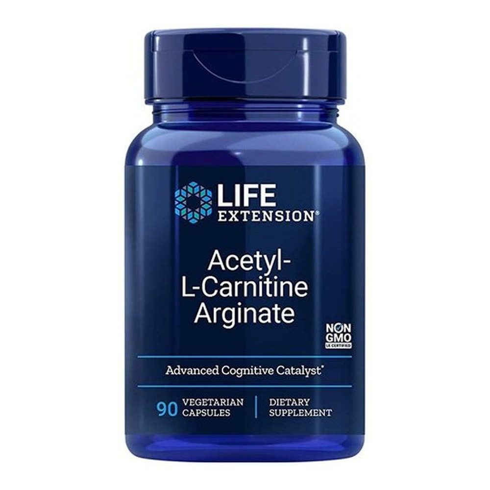 Life Extension Acetyl-L-Carnitine Arginate for Cellular Energy and Brain Health 90 Vcaps
