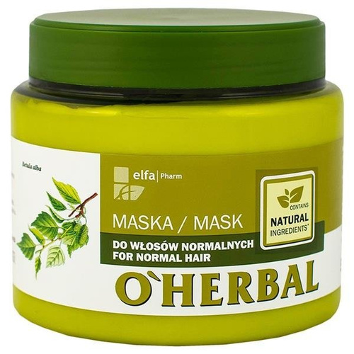 O'HERBAL Mask for normal hair with birch tar extract 500ml