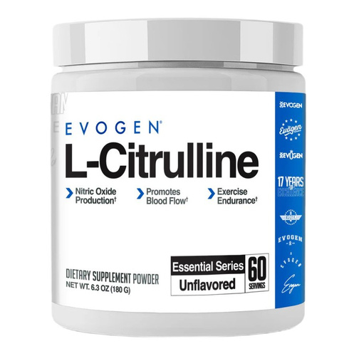 Evogen L-Citrulline Powder for Muscle Pump and Endurance 180g