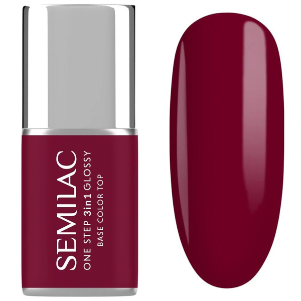 Semilac One Step 3in1 Hybrid Gel Polish 570 Dark Raspberry 7ml