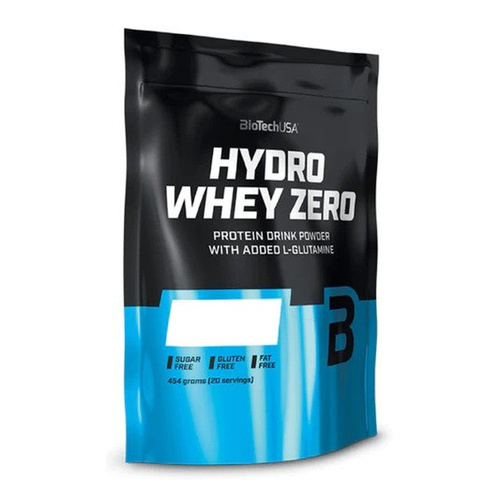 BioTechUSA Hydro Whey Zero Hydrolysed Whey Protein, Chocolate 454g