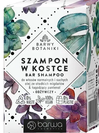 Barwa Barwy Botaniki Odżywczy Szampon do Włosów Normalnych i Suchych w Kostce 100g
