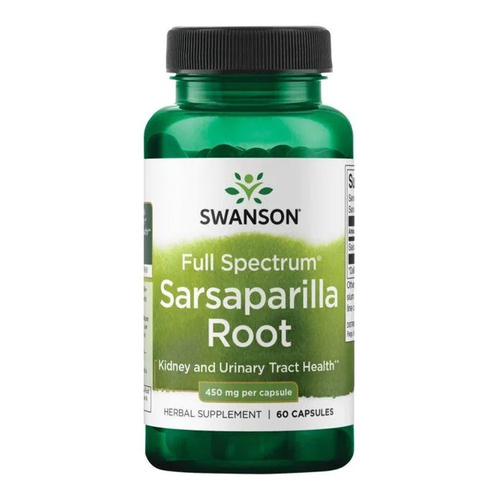 Swanson Full Spectrum Sarsaparilla Root 450mg 60 Capsules