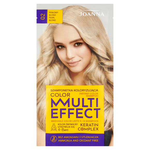 JOANNA MULTI COLOR Szamponetka /002/ koloryzująca Perłowy blond