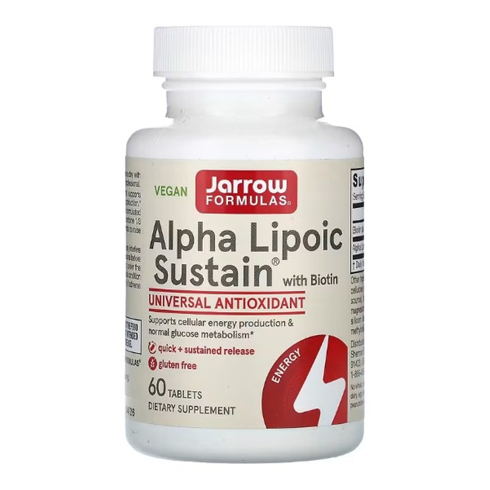 Jarrow Formulas Alpha Lipoic Sustain with Biotin 60 tabs