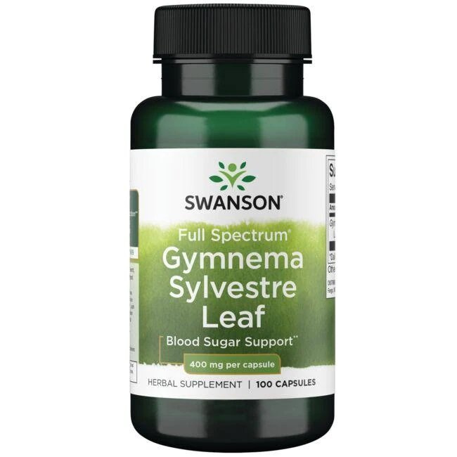 Swanson Full Spectrum Gymnema Sylvestre Leaf 400mg 100 Kapsułek