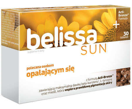 Aflofarm Belissa Sun Stronger Tan and Sun Protection 30 Tablets