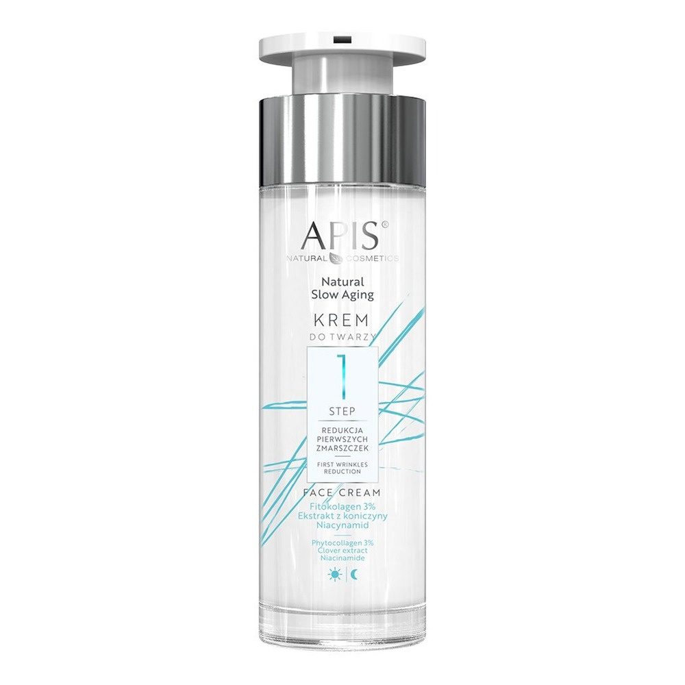 Apis Natural Slow Aging Step 1 Aksamitny Krem Redukujący Pierwsze Zmarszczki 50ml