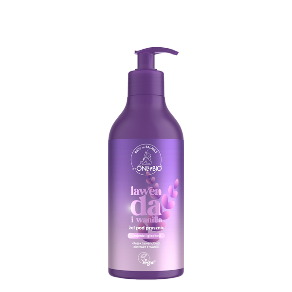 OnlyBio Body in Balance Shower Gel Lavender and Vanilla 400ml