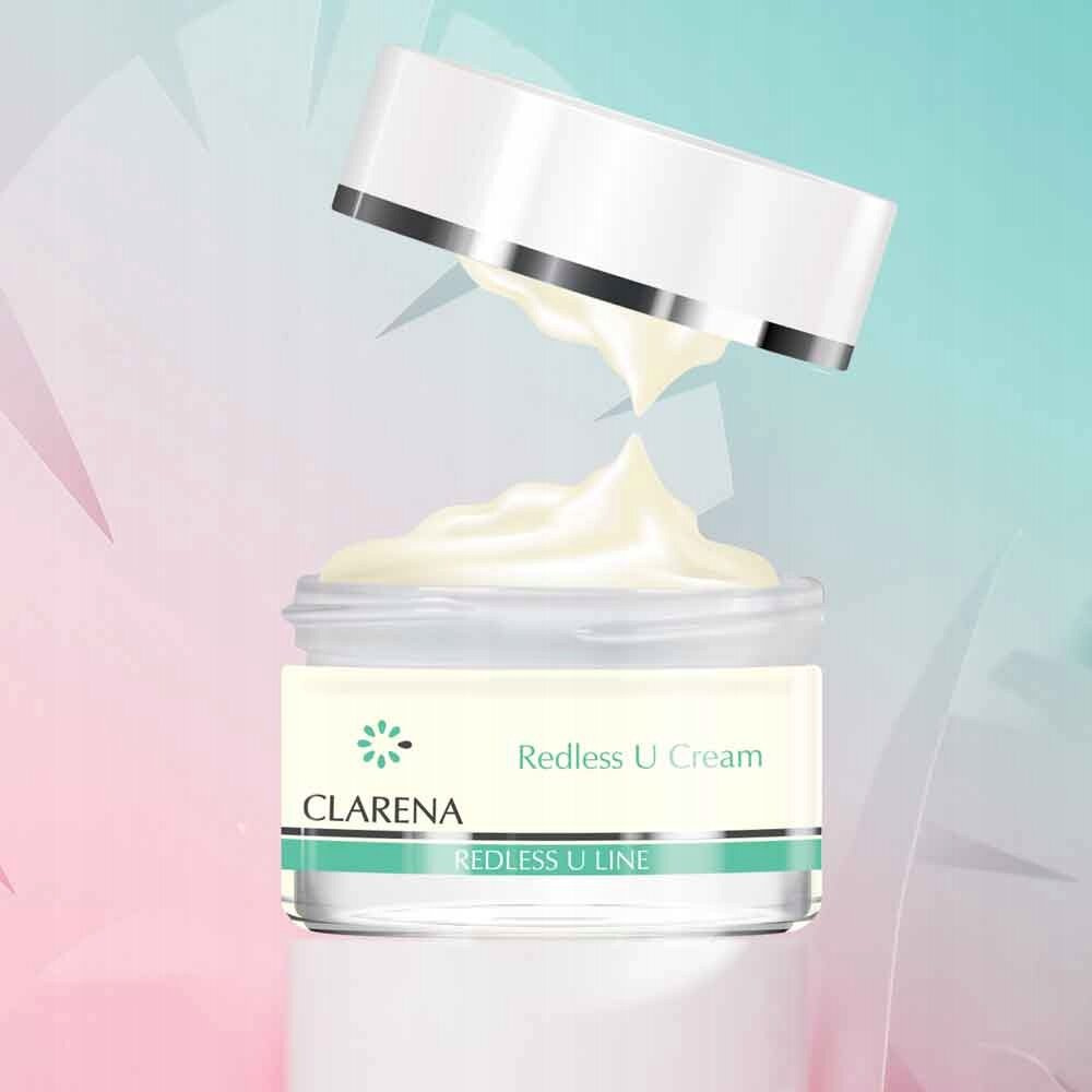 Clarena Redless U Line Cream for Couperose Skin with Vitamin U 50ml