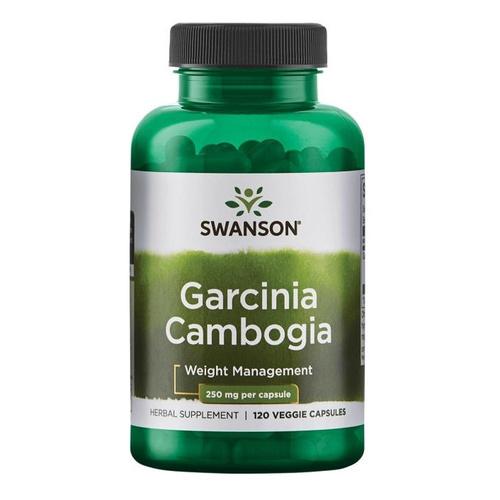 Swanson Garcinia Cambogia 250mg Tamaryndowiec Malabarski 120 Kapsułek