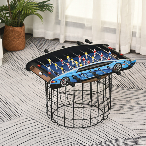 HOMCOM 29 Inch Mini Tabletop Football Foosball Gaming Table  Play Fun Game 74.5L x 36.1W x 12H CM