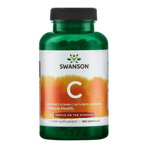 Swanson Buffered Vitamin C with Bioflavonoids 100 Capsules