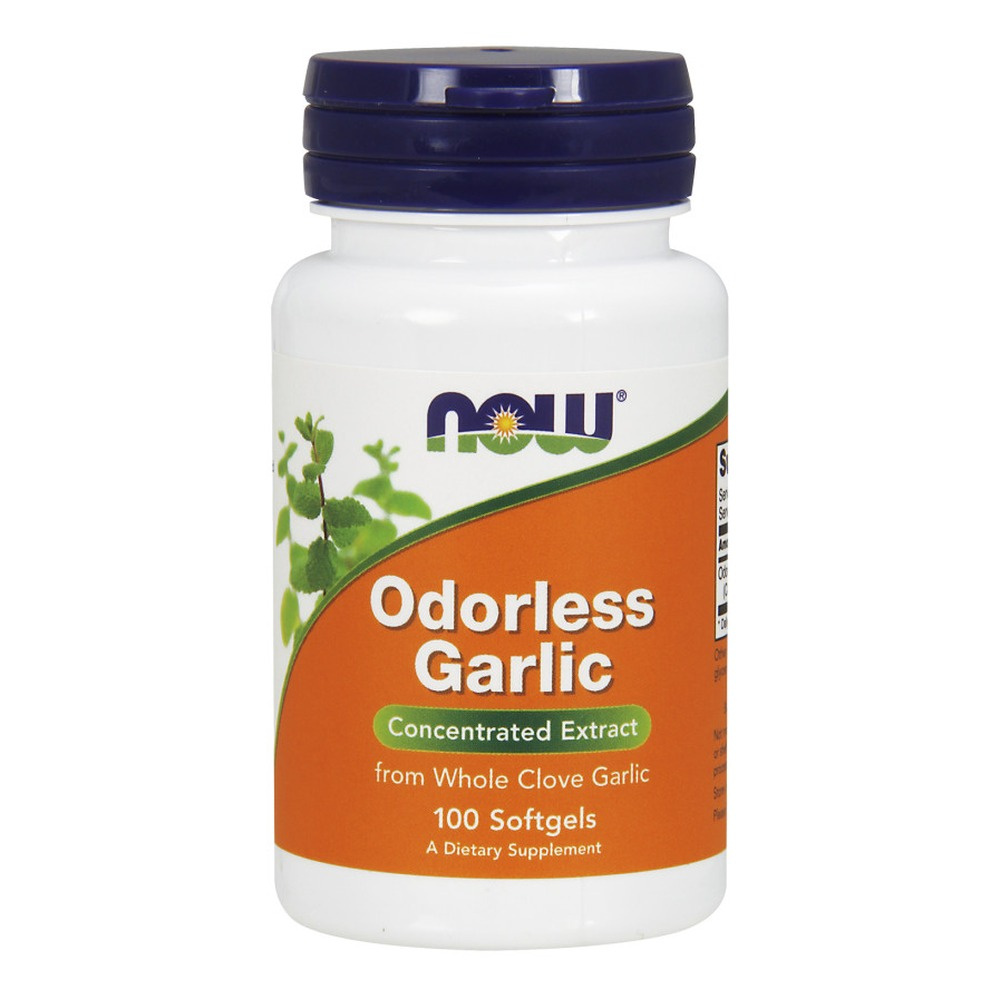 Now Foods Odorless Garlic 100 Softgels