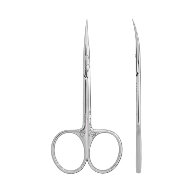 Staleks Pro Exclusive 22 Type 1 Magnolia Cuticle Scissors Precision Manicure SX-22/1m